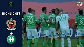 OGC NICE - AS SAINT-&Eacute;TIENNE (0 - 1) - Highlights - (OGCN - ASSE) / 2020/2021
