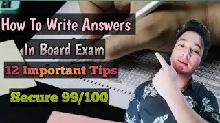 Examination Tips | How to Write Answers Effectively In Examination | Top 12 Exams Tips @geopedia691