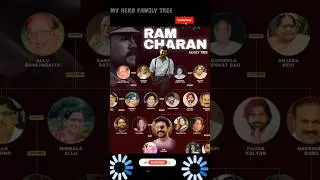 Global Star Ram Charan Family Tree👴👵👨👩👧👶🌳