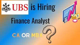 UBS Jobs | Role :- Finance Analyst | Location : Pune| Referral Room