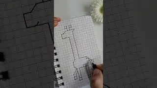 Cute Giraffe Line Art | How to draw Giraffe | DIY idea for kids|plz subscribe| #shorts #shortsviral