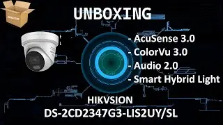 UNBOXING HIKVISION DS-2CD2347G3-LIS2UY/SL (2.8 mm)