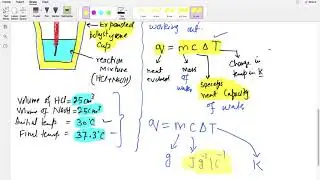 How to find out Heat energy evolved, during a neutralization reaction  and Combustion Reaction.