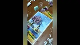 Kağıt Rölyef Manzara Çalışmamız 🌺🌸