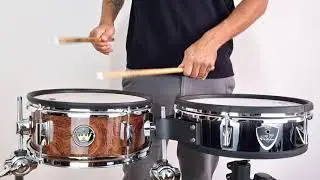 Teste ac&uacute;stico pads ROYALTY vs ROLAND (peles mudas mesh heads)