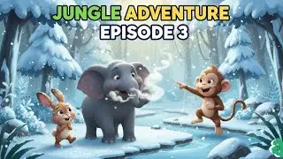 Jungle Adventure ❄️ | Episode 3 | Winter Fun with Three Best Friends|Cartoon story