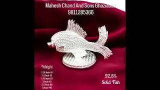SILVER FISH SOLID IN 925 PURITY