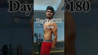 Day 01 of 180 day challenge.        Chest and triceps#motivation #msdhoni #viratkohli #davidgoggins