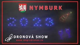 Novoroční DRONOVÁ SHOW Nymburk - MAGIC DRONES