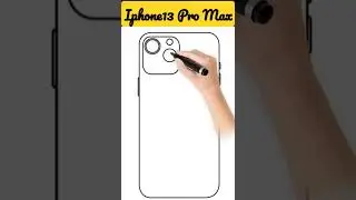 #ytshorts #shorts #Drawing #Painting | Iphone 13 pro max drawing | how to draw iphone 13 pro