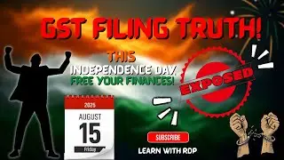 How To Free Yourself from GST Filing Myths! #viralvideo #trendingvideo 