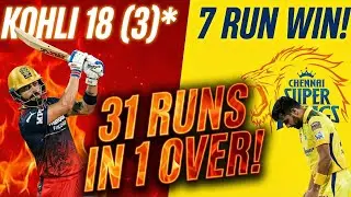 ​31 RUNS IN 1 OVER! 😱 Kohli Destroys CSK at Wankhede! | RCB vs CSK #cricket #ipl #dreamcricket 