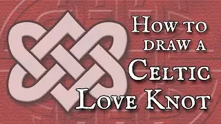How to draw a single strand Celtic Love Knot
