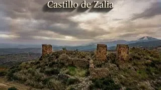 Castillo de Zalia. A vista de dron