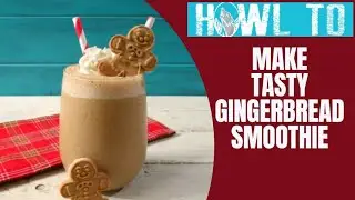 How to make Easy Gingerbread Smoothie Recipe (Healthy Low Calorie Holiday Dessert)