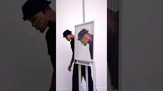 He Even Turned The Painting Upside Down🤯(@bouboudesign_)