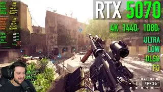 RTX 5070 12GB in BATTLEFIELD 6 Beta!