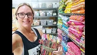Craft with me - Patchwork Kantha Fabric Packs! #kantha #diy #patchwork #slowstitching