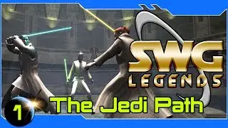SWG Legends - The Jedi Path - Star Wars Galaxies Jedi Gameplay - Part 1