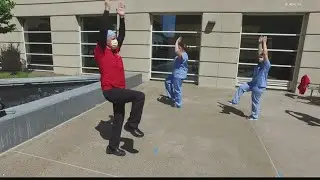 IU Health nurse brings calming force of yoga to colleagues, patients