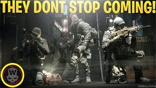 34 min MANHUNT vs Server & They dont stop coming! (The Division 1.8)