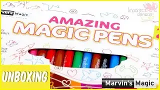 Marvins' Magic  🎩 Amazing Magic Pens Unboxing | Imports Dragon