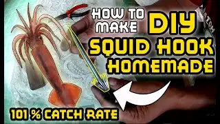 SQUID HOOK DIY - Traditional Fishing - A Hundred and One Percent Catch Rate