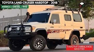 Toyota Land Cruiser Troopy Ambulance Modified 2018 Model RHD Manual Transmission