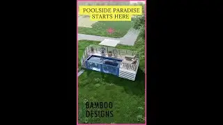 Transform Your Shipping Container Pool with Easy DIY Deck Plans #DIYDeckPlans #OutdoorLiving