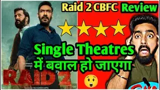 Raid 2 Review | Raid 2 Movie CBFC Review Raid 2 Advance Booking Report Raid 2 Ajay Devgnmovie Raid 2