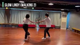 Walking in the slow lindy of lindy hop(Swing Dance)2_슬로우린디 걷기3