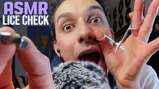 💜ASMR Checking for Lice no talking💜( On my Blue Yeti  )