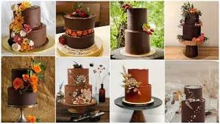 Two Tier Chocolate Cake Designs 2023 /2 Tier Chocolate Cake/Chocolate Cake/Birthday Cake