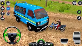 Real Coach Van Driving Games | Realistic Public Transport Minibus Offroad Driving | Android GamePlay