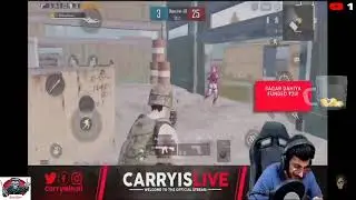 carry minati vs mortal live battle