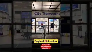 London city thameslink train station.#youtube #youtubesearch #youtubeshorts #uk #shorts #shortsviral