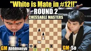 Mishra Abhimanyu VS Wesly So | Chessable Masters 2021 | Champions Chess Tour | Round 2