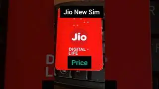 New SIM Price jio airte vi #shorts