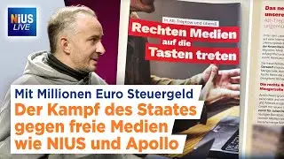 Linke bedrohen neue Medien &ndash; mit Steuergeld finanziert I NIUS Live vom 10. Oktober 2025