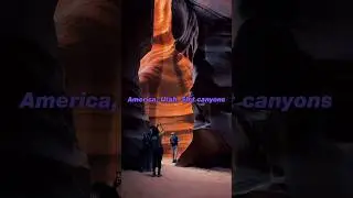 Spooky Slot canyon! 😯 || #shorts #factsinferno