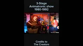 3-Stage Evolution (Showbiz 1980-1992) (CEC 1993-Now) #fnaf #showbiz #chuckecheese #shorts