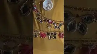 hand embroidery design.sequins with cutbeats.very easy suit design for you
