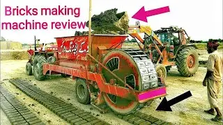 Mobile bricks machine | Bricks Making Machine Production Line | BMM 300 Tractor mobile machine