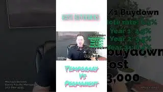 Pros & Cons - Temporary vs Permanent buydown