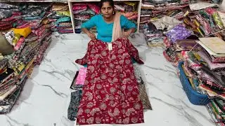 బంపర్ ఆఫర్ సేల్😍299/-రూ కలంకారి కాటన్ కుర్తిస్👌క్వాలిటీ👆మిస్ అవకండి💃ఆర్డర్ 7799099460