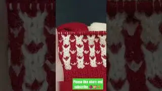 Two colour sweater design #tanjuknitting #ytshort #trending #knitting #pattern #knitaddict