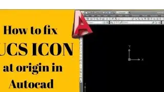 How to fix UCS Icon at Origin in AutoCad।। bangla Tutorial।।  Devil Tricks