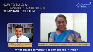 The Reality of Compliance Professionals in India | Meenakshi Jayaraman, Sify Technologies