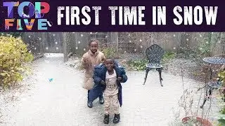 Top 5 FIRST TIME Seeing Snow Reactions