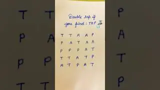 Double tap on tap when you find tap#shortvideo#shorts#shortsfeed#funactivity#ytshorts#youtubeshorts